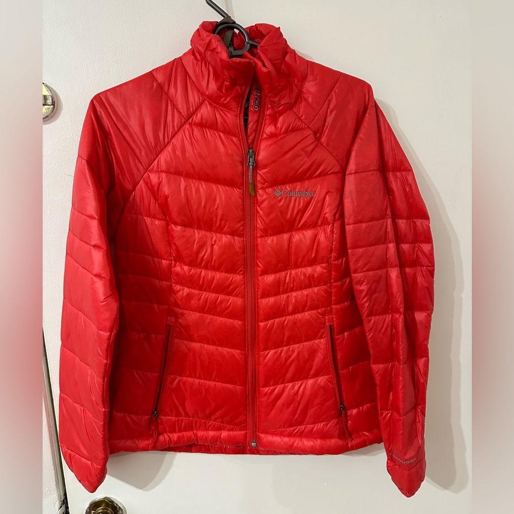 Columbia Omni-heat Turbodown Red Jacket